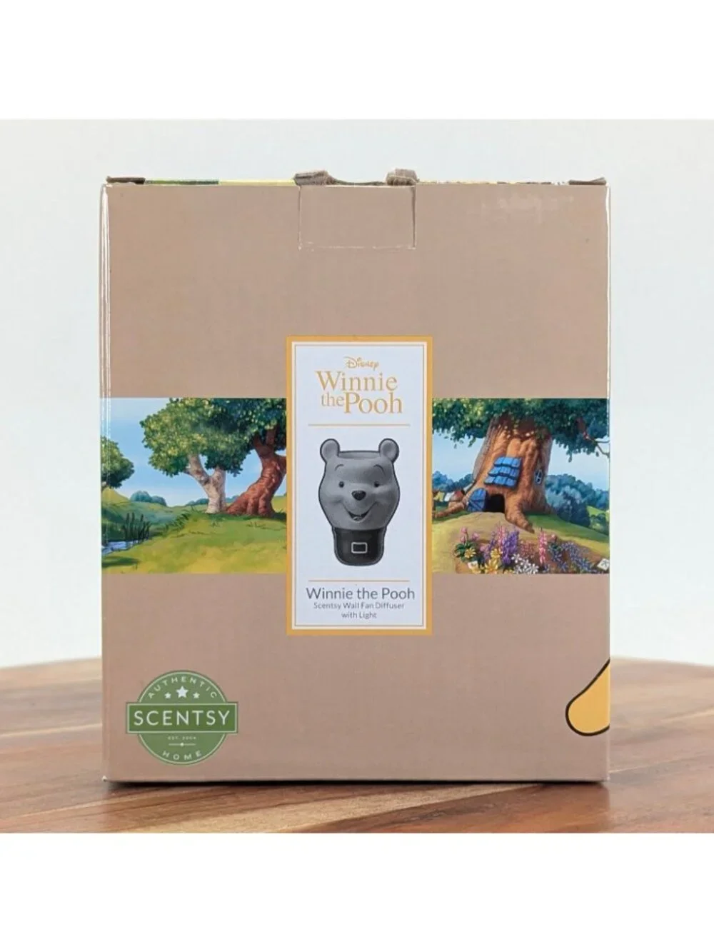 Scentsy Winnie the Pooh Wall Fan Diffuser w Hundred Acre Wood Scent Disney